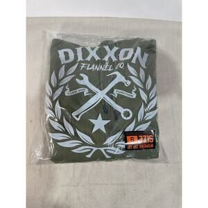Dixxon Vixxon Small Green Hoodie Brand New Women's Quality Full Zip Up